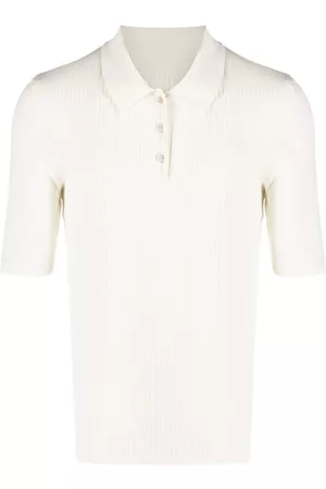 Maison Margiela Polo de punto con diseño de cuatro costuras