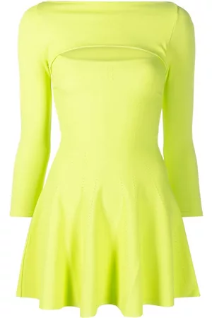 Dsquared2 Vestido corto acampanado con abertura