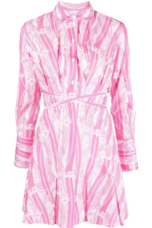 Patou Vestido camisero estampado