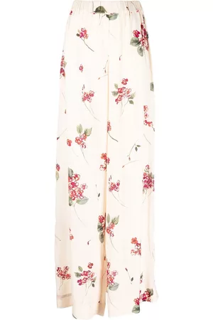 Twin-Set Pantalones palazzo con motivo floral