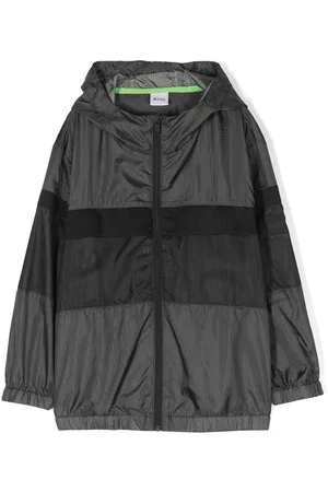 HUGO BOSS Chaqueta con capucha y logo estampado