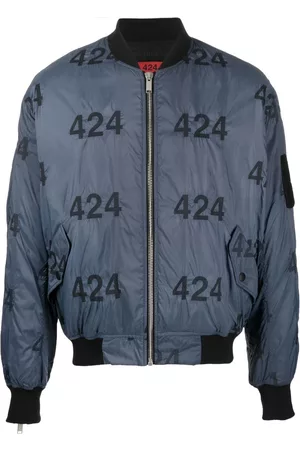 424 FAIRFAX Chaqueta bomber con logo estampado