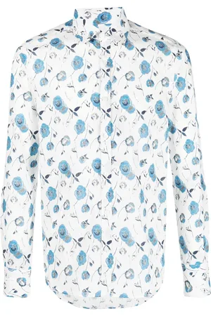 CANALI Camisa con motivo floral