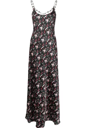 Paco rabanne Vestido largo con estampado floral