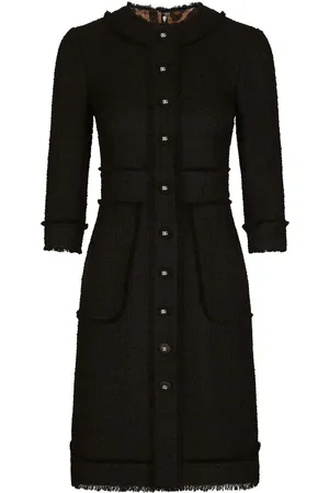 Dolce & Gabbana Vestido midi de tweed