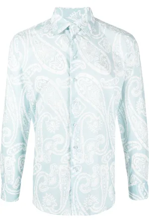 Etro Camisa con motivo de cachemira