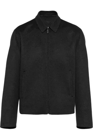 Prada Chaqueta estilo camisa con cremallera