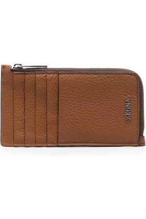 Ermenegildo Zegna Cartera con cremallera en el contorno