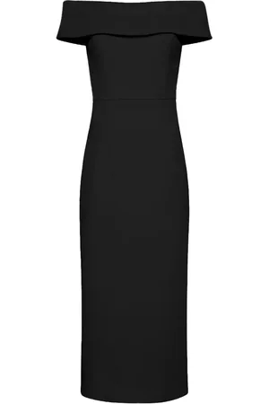 Rebecca Vallance Vestido Amore midi con hombros descubiertos