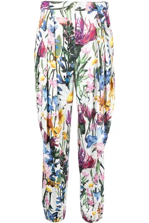 Stella McCartney Pantalones ajustados con motivo floral