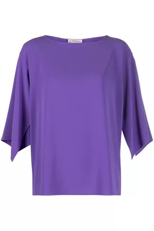 ALBERTO BIANI Blusa con cuello barco y manga larga