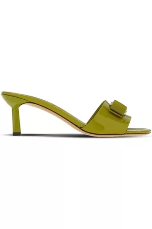 Salvatore Ferragamo Mules Vara con lazo y tacón de 55mm