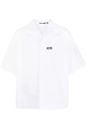 GCDS Camisa bowling con logo estampado