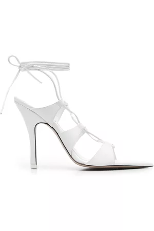 The Attico Sandalias Renee con tacón de 120mm y cordones