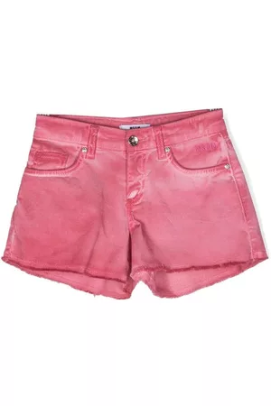 Msgm Pantalones vaqueros cortos con efecto envejecido