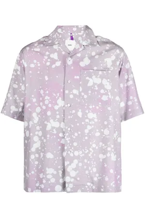 OAMC Camisa Kurt con motivo de salpicadura de pintura