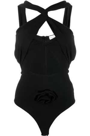 MAGDA BUTRYM Body con aberturas y diseño retorcido