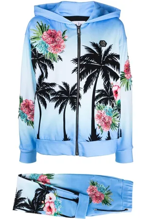 Philipp Plein Chándal con motivo Hawaii