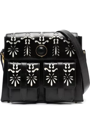 VERSACE Bolso de hombro con solapa y aberturas