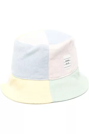 Thom Browne Sombrero de pescador de pana con logo
