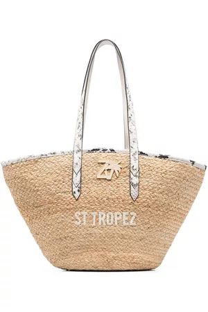 Zadig & Voltaire Bolso shopper con logo bordado