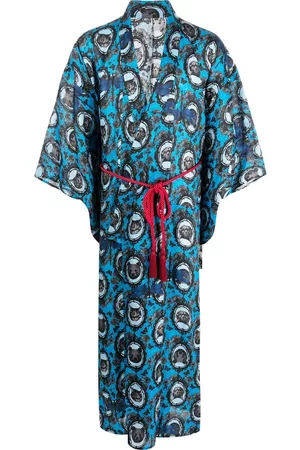 MEDICOM TOY Vestido de fiesta Japonica con cinturón y estampado gráfico
