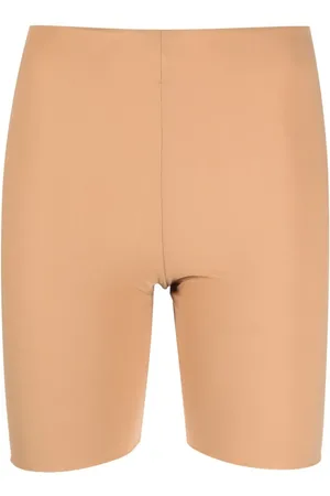 Jil Sander Pantalones cortos biker de talle alto