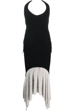 JEAN-LOUIS SABAJI Vestido largo sin mangas con falda