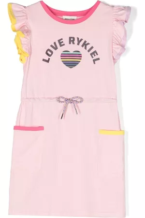 Sonia Rykiel Enfant Vestido Fancy con volantes en las mangas