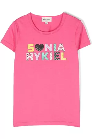 Sonia Rykiel Enfant Camiseta con logo estampado