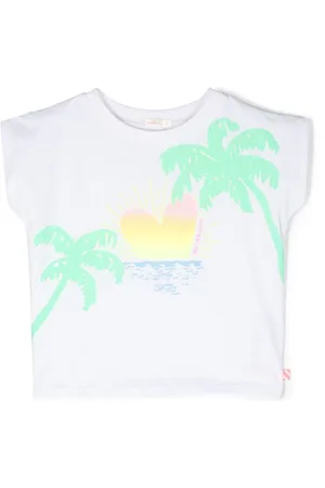 Billieblush Top corto con motivo gráfico