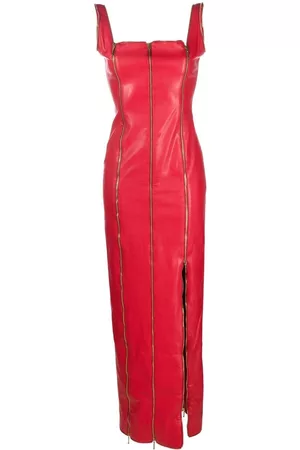 JEAN-LOUIS SABAJI Vestido largo con cremalleras