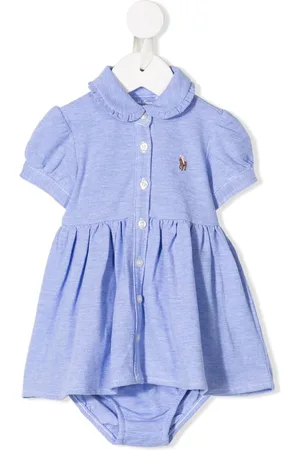 Ralph Lauren Conjunto de vestido con detalle de poni bordado
