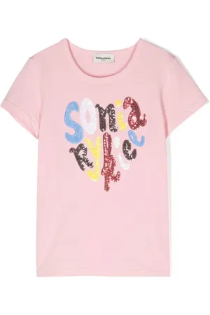 Sonia Rykiel Enfant Camiseta con aplique del logo y manga corta