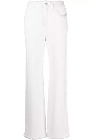 Barrie Pantalones rectos con efecto envejecido