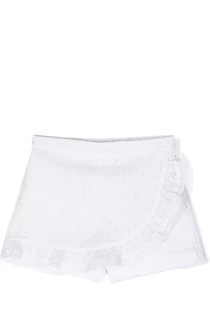 PHILOSOPHY DI LORENZO SERAFINI Pantalones cortos con ribete de volantes