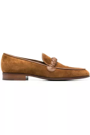 Gianvito Rossi Mocasines Massimo trenzados