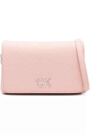 Calvin Klein Bandolera con placa del logo