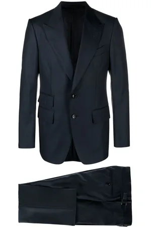 Tom Ford Traje con botones y solapas de muesca