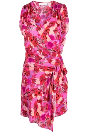 IRO Vestido sin mangas corto con estampado floral