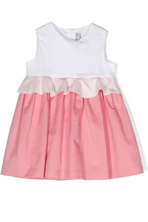 Il gufo Vestido con diseño colour block