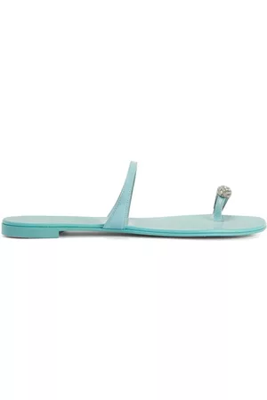 Giuseppe Zanotti Sandalias planas con detalles de cristales