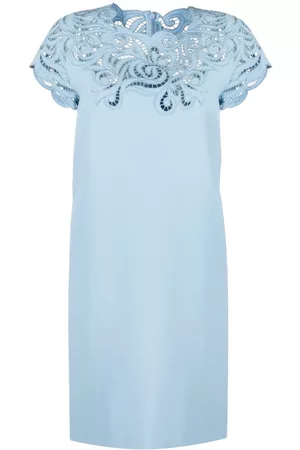 ERMANNO SCERVINO Vestido ajustado con ribete calado