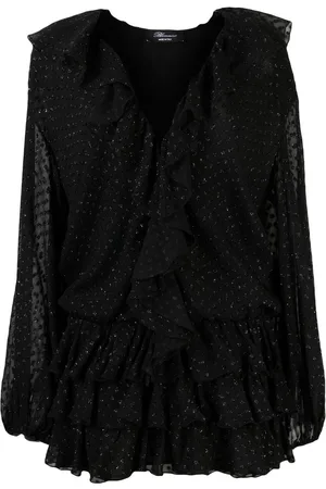 BLUMARINE Vestido corto con volantes