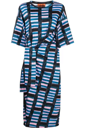 Colville Vestido midi con estampado abstracto