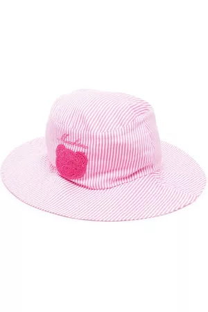 Moschino Sombrero con rayas estampadas