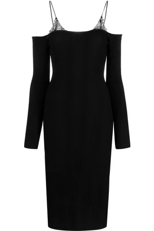BLUMARINE Vestido con ribete de encaje
