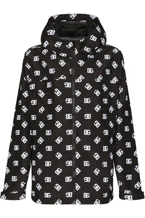 Dolce & Gabbana Plumífero con capucha y logo DG