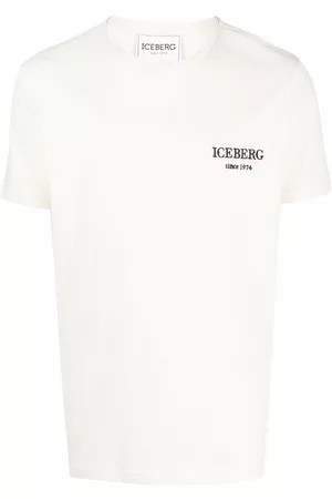 Iceberg Camiseta con logo bordado