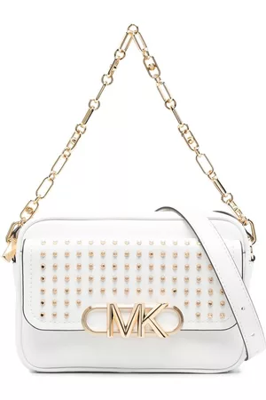 Michael Kors Bandolera con placa del logo
